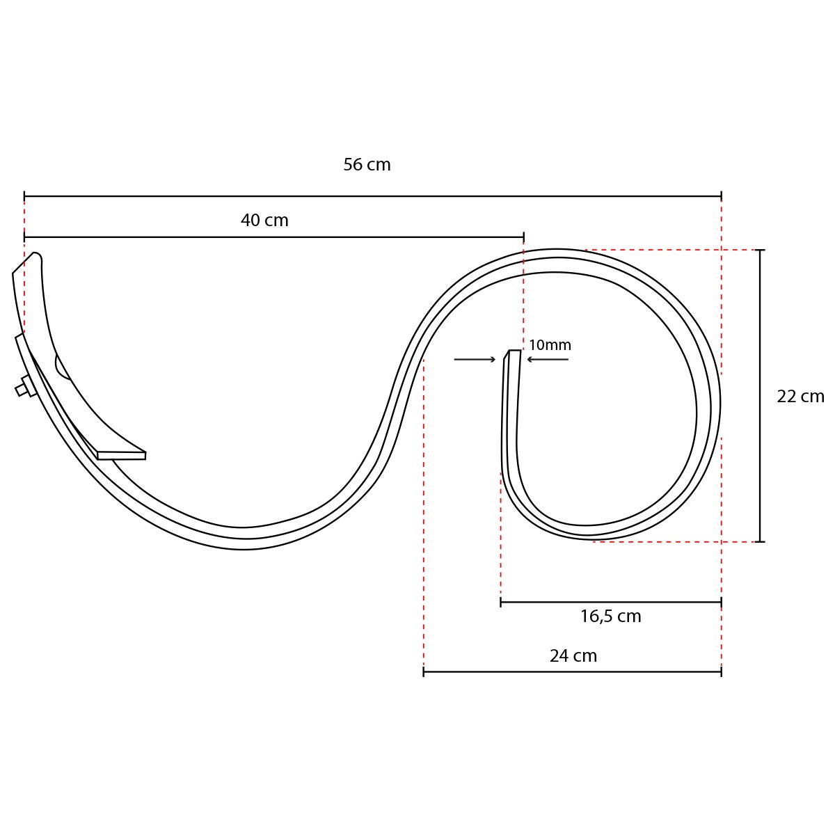 Arc scormonitor cu sageata 560x25x8mm combinator import CPGS-1.2.0 300102
